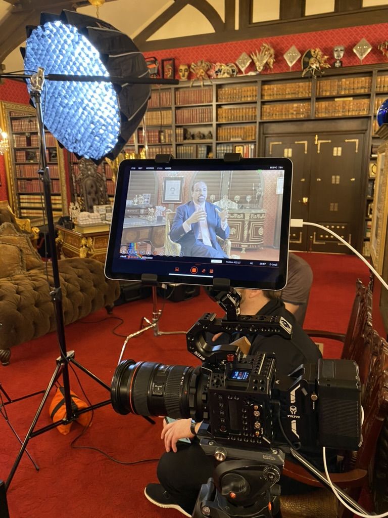 Tidal Media Co crew on set