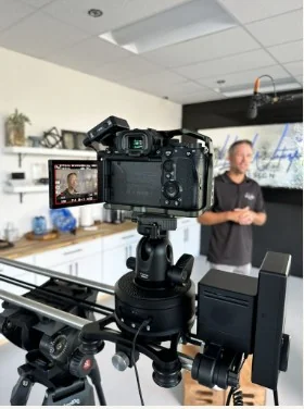 Tidal Media Co crew on set