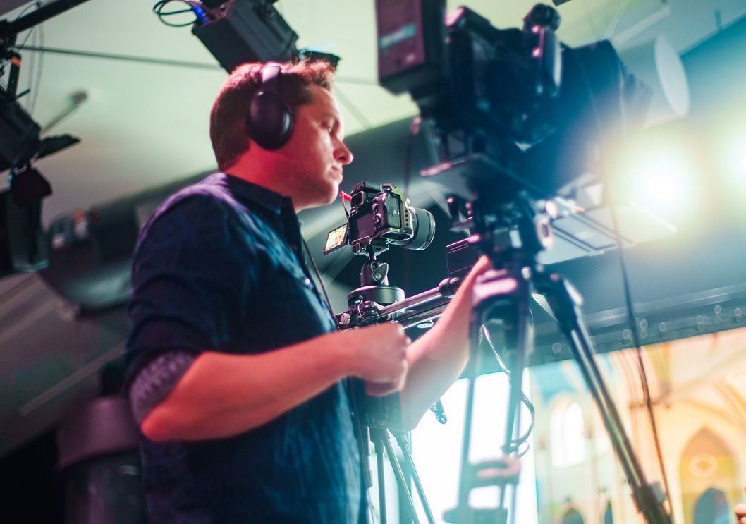 Tidal Media Co crew on set