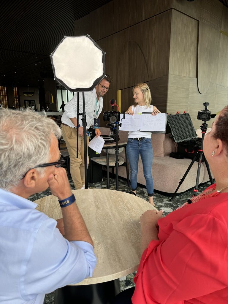 Tidal Media Co crew on set
