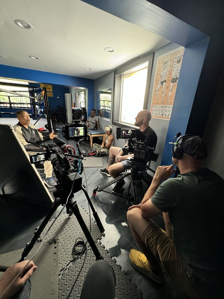 Tidal Media Co crew on set