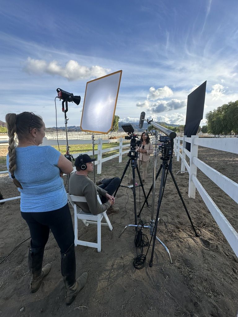 Tidal Media Co crew on set