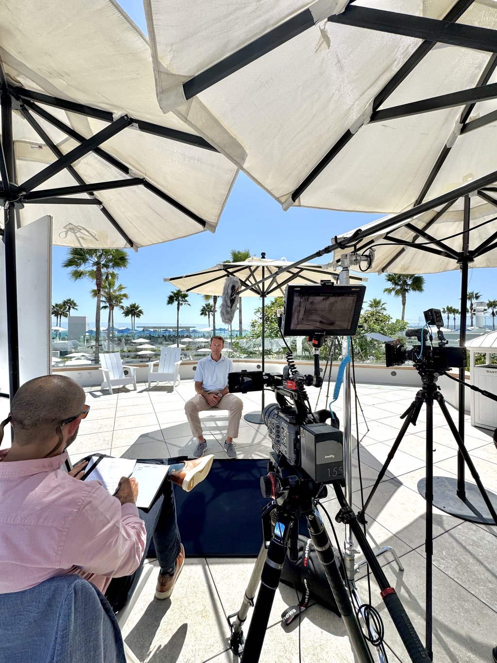 Tidal Media Co crew on set